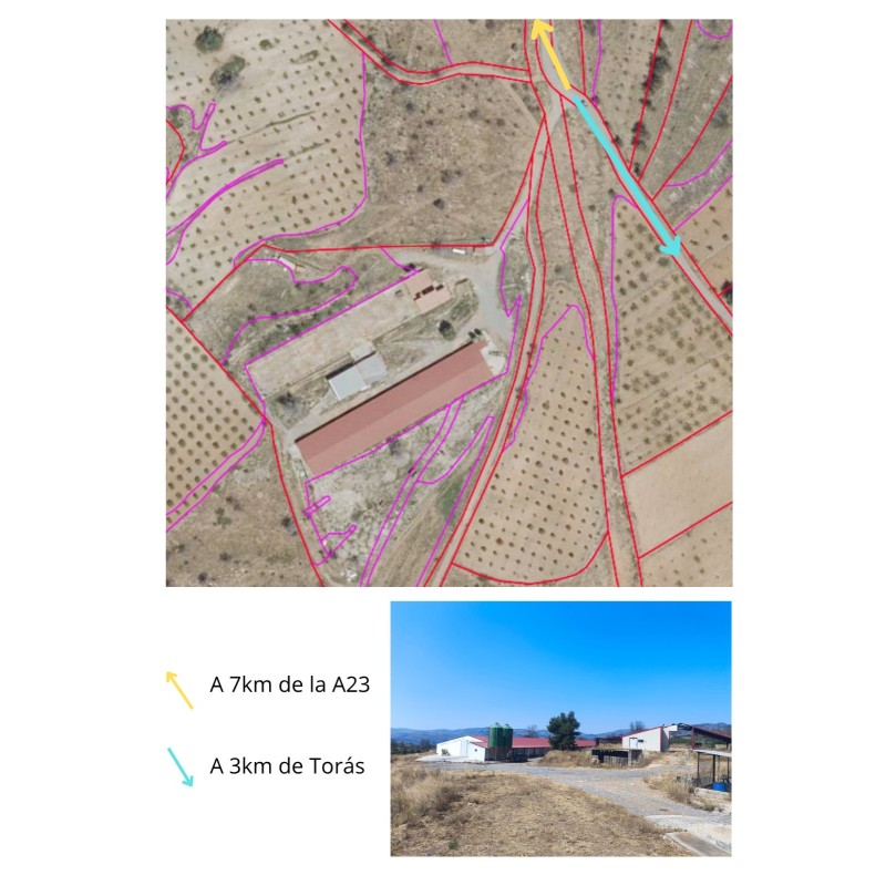 Granja avícola en funcionamiento