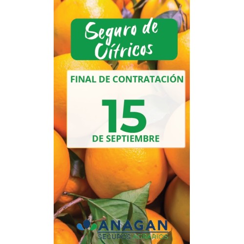 Seguro de  CITRICOS ANAGAN