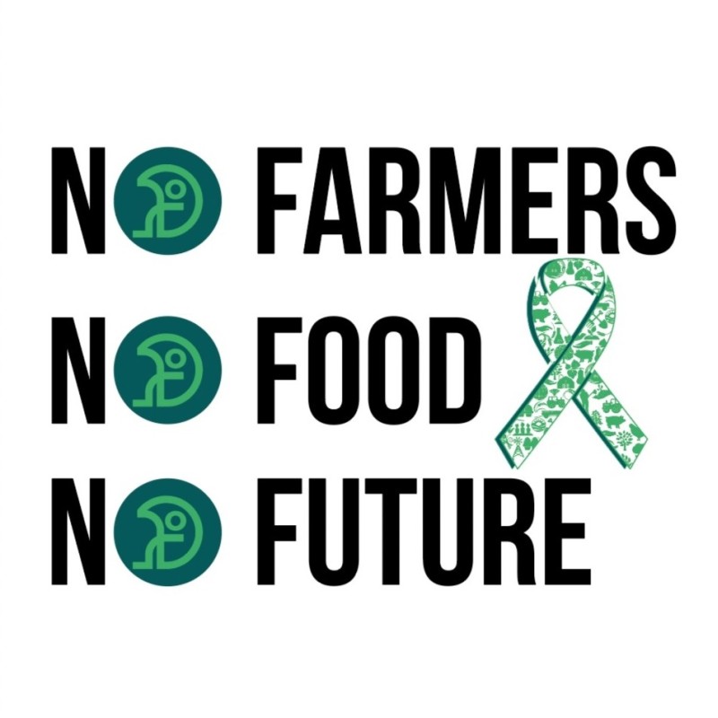 SUDADERA OKOS «NO FARMERS. NO FOOD. NO FUTURE»