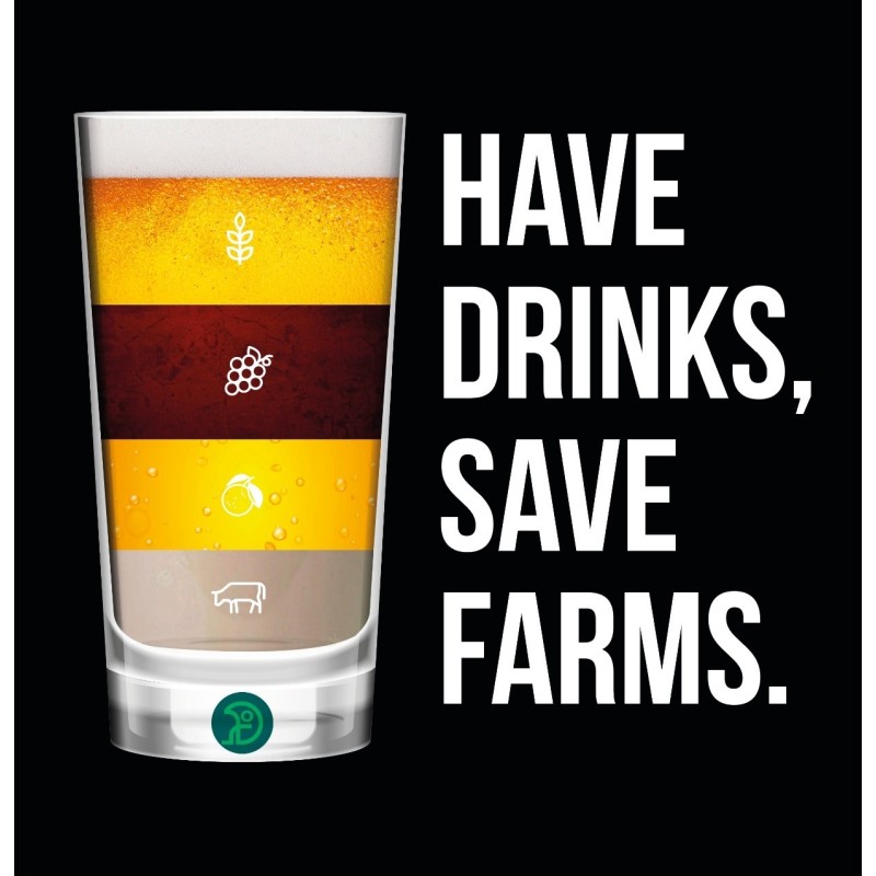SUDADERA OKOS «HAVE DRINKS. SAVE FARMS»