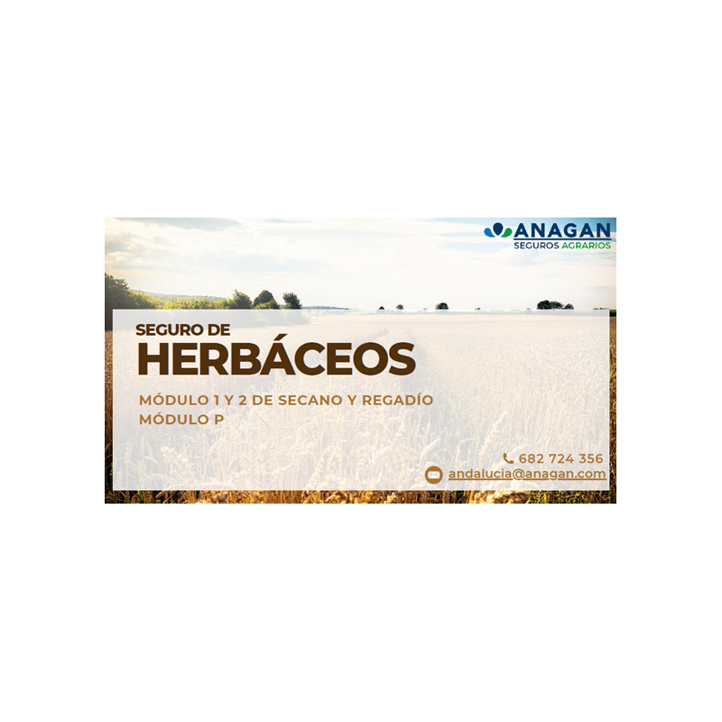 Seguro de CULTIVOS HERBACEOS