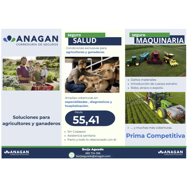Seguros ANAGAN  - ESPECIFICOS  para AGRICULTORES y GANADEROS