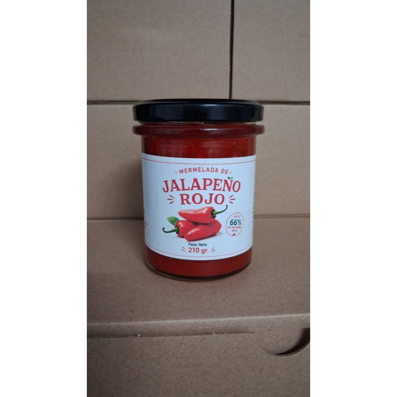 Mermelada de jalapeño rojo - pack 8 tarros