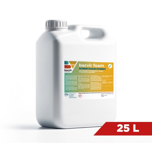 BACVIR FOAM | Detergente Desengrasante Alcalino en Frío