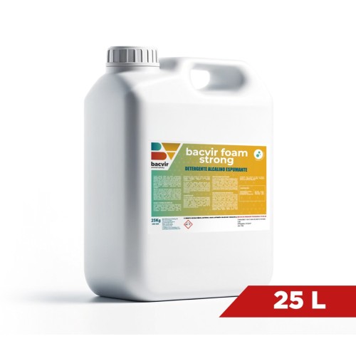 BACVIRFOAM STRONG | Detergente Alcalino Espumante Ganadero