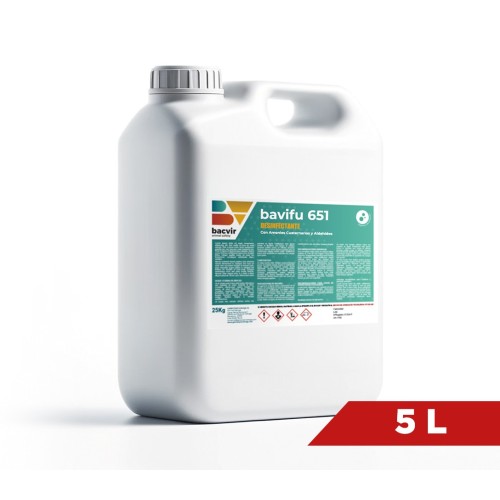 BACVIR BAVIFU 651 | Desinfectante, Bactericida, Virucida y Fungicida