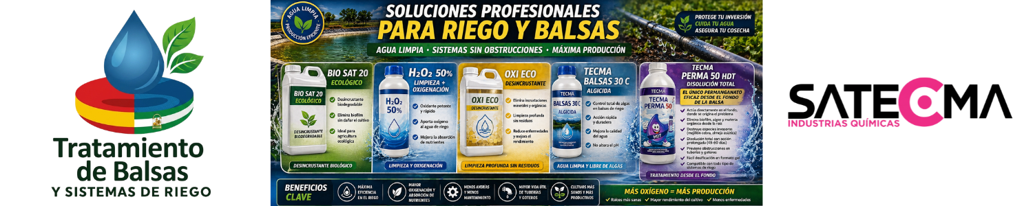 Tratamiento de Balsas y Sistemas de Riego - Satecma